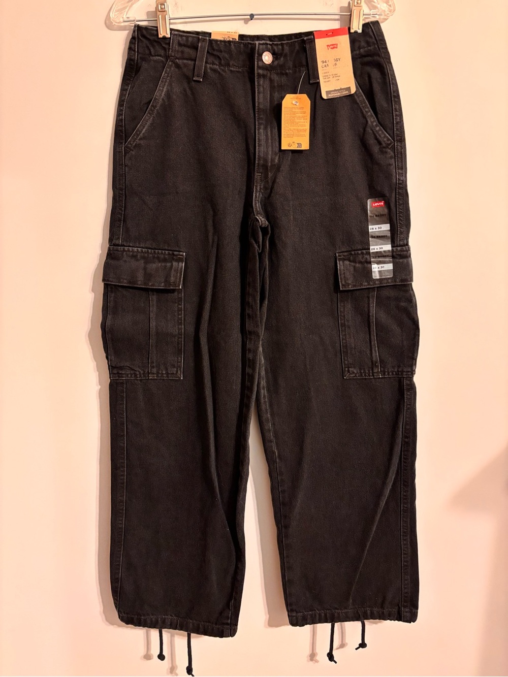 Levi’s NWT ‘94 Baggy Black Cargo Jeans